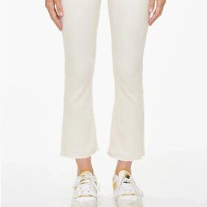 PISTOLA Lennon high waist raw hem cropped jeans Size 27